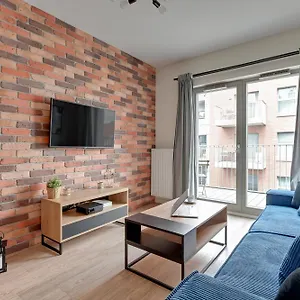 Lägenhet Grano - Pool, Sauna, & Parking By Downtown, Gdańsk